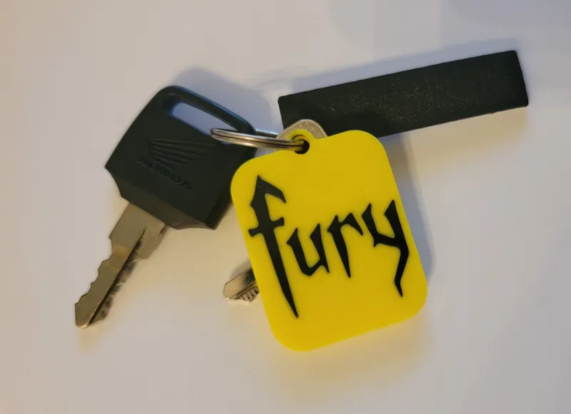 Honda Fury keychain