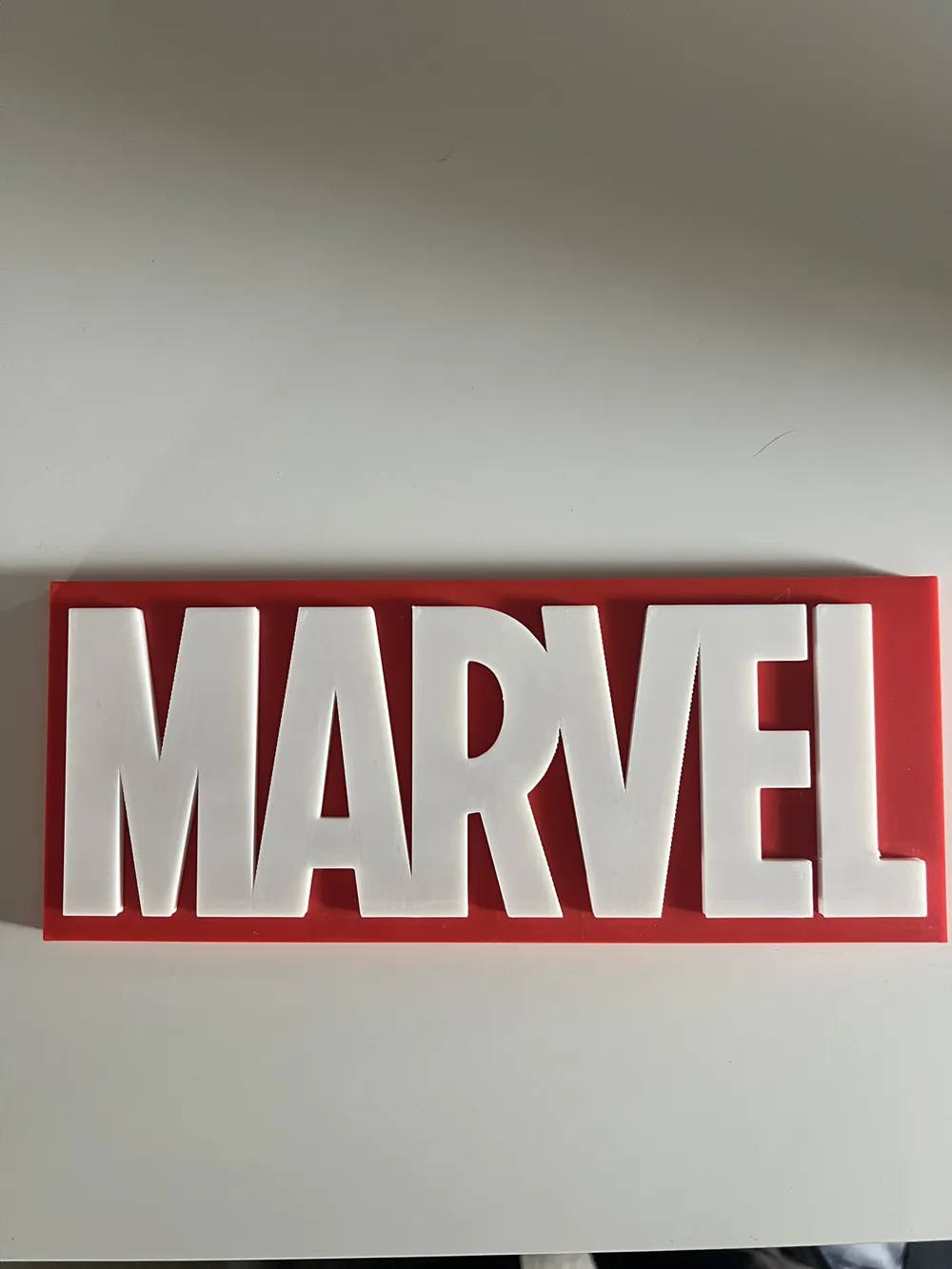 Marvel Logo Sign - Free 3D Print Model - MakerWorld