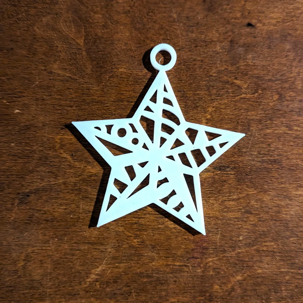 Étoile de Noël à suspendre