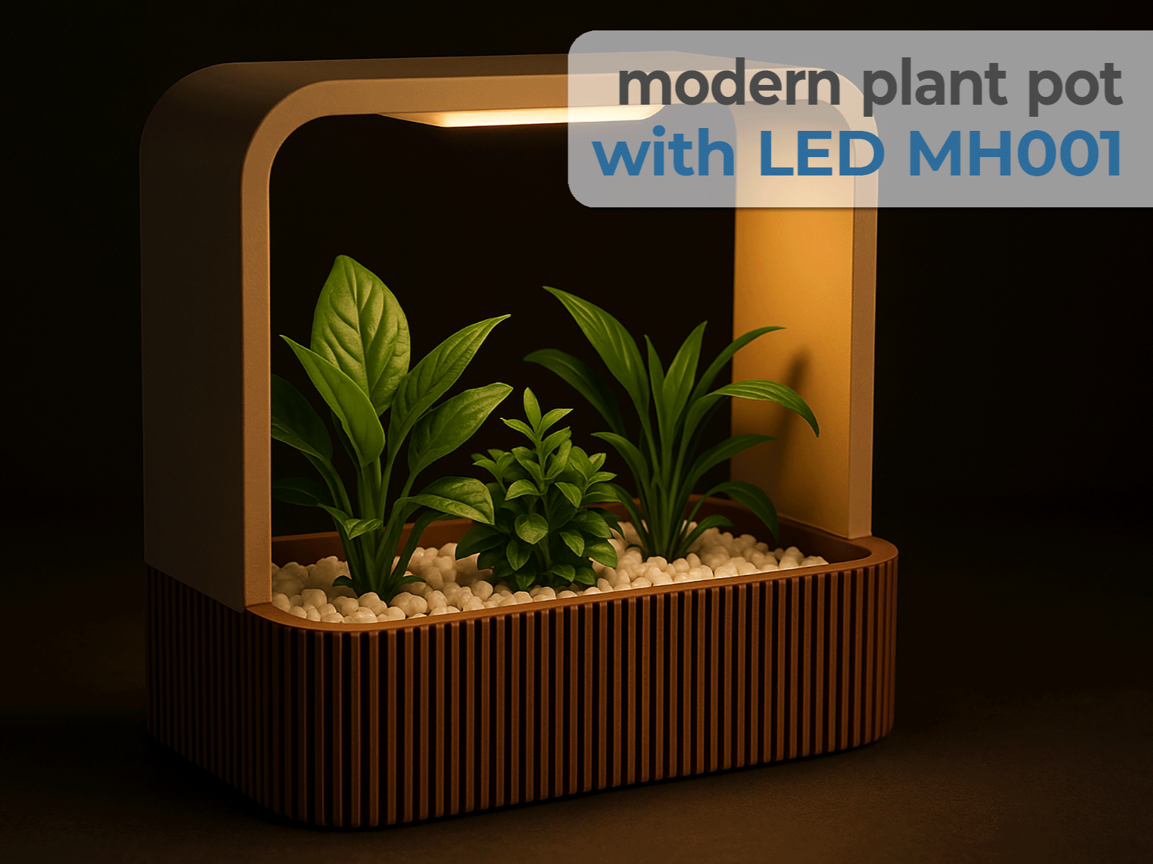 Moderner LED Pflanzen Übertopf MH001