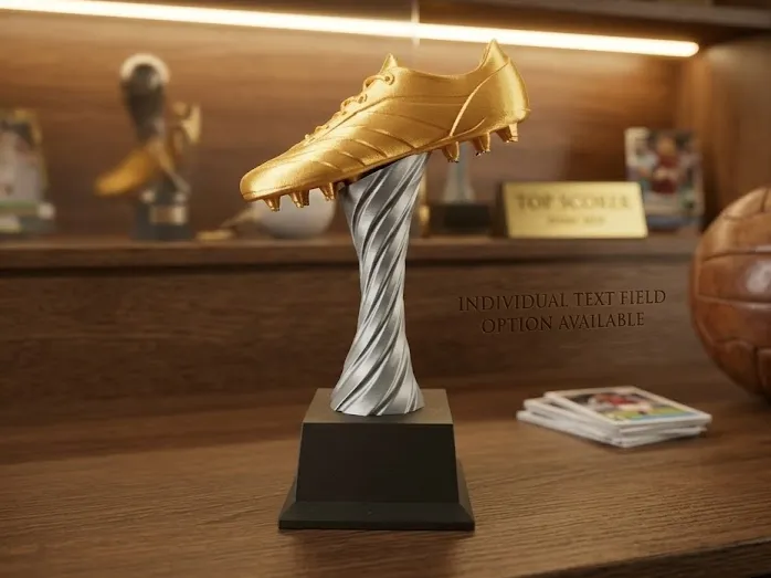 Goldener Schuh Fußball Trophäe
