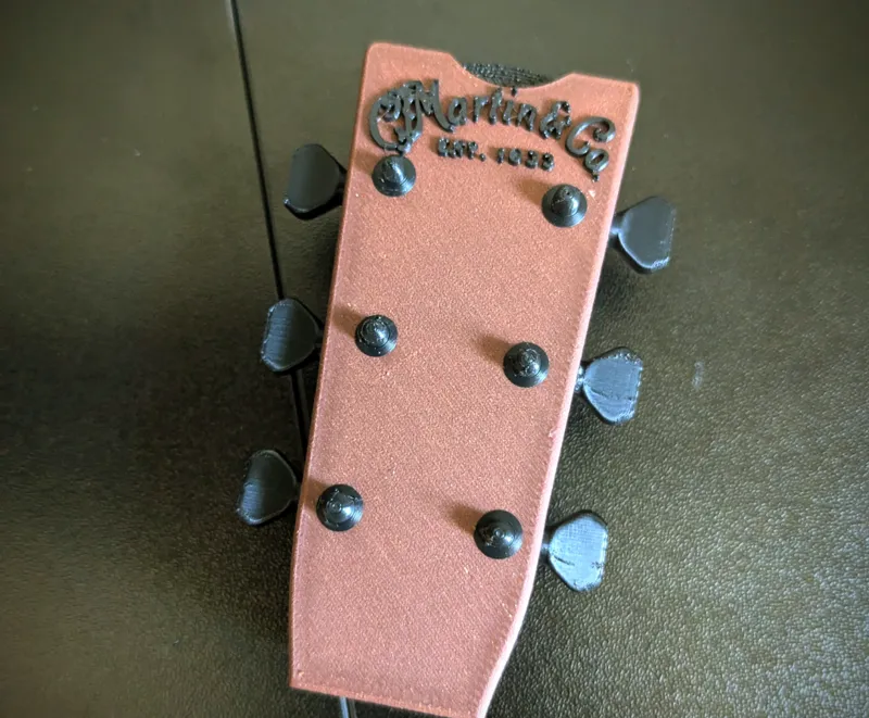martin guitars headstock pickholder