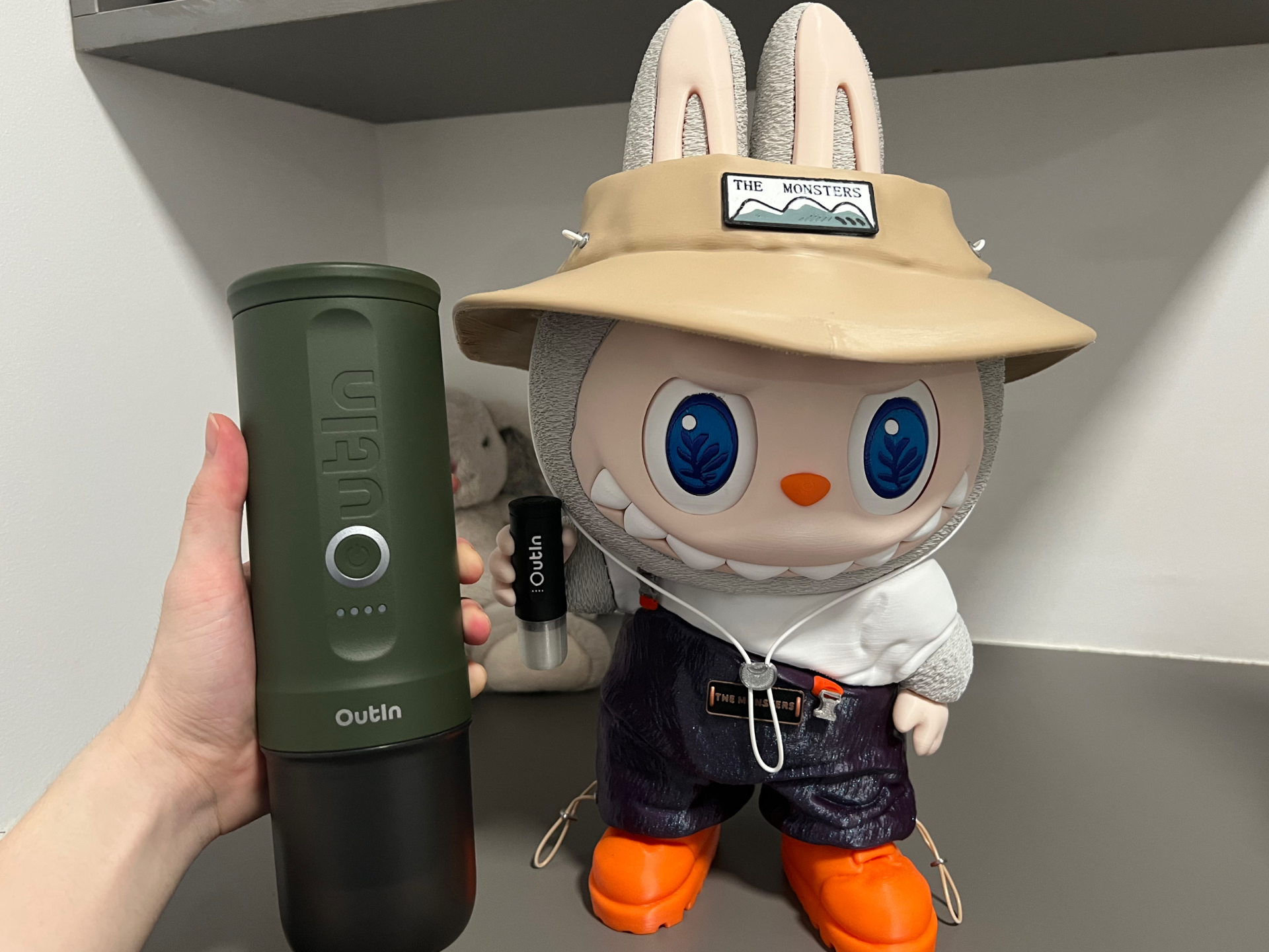 Labubu (FALL IN WILD) Outin Coffee Cup - 40CM Tall (Full Machine