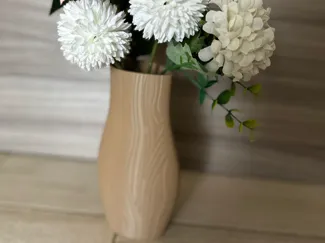 Vaso effetto legno