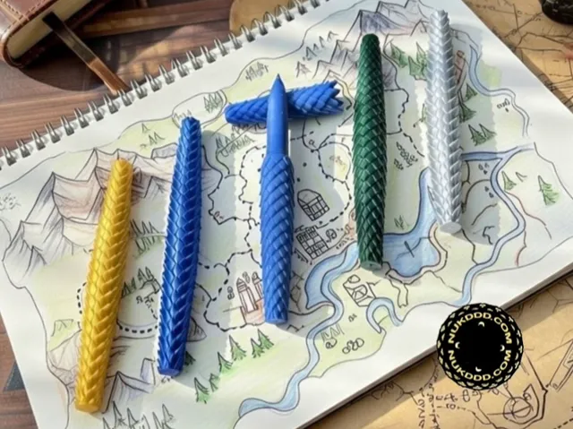 Seamless Dragon Scale Pen for Pilot G2