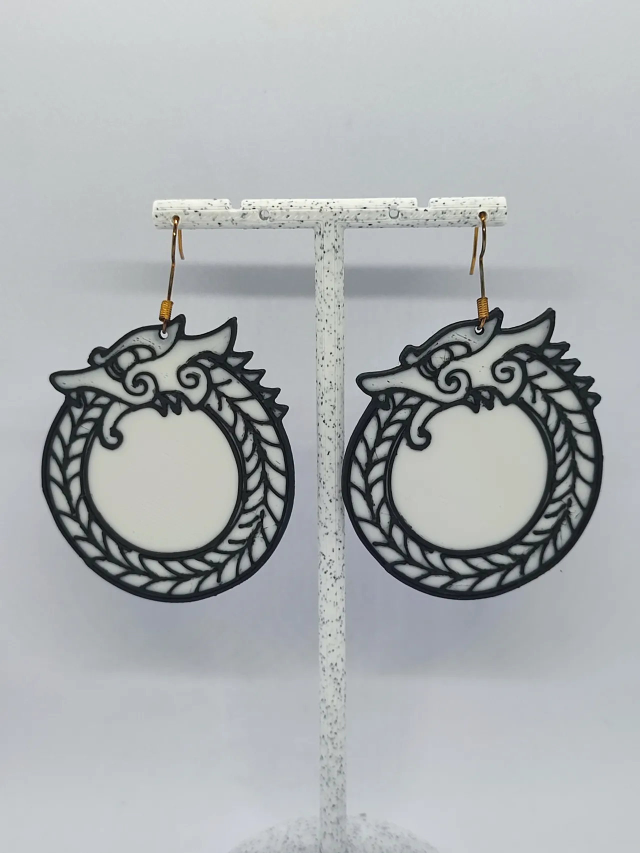 Aretes Ouroboros Dracónico view 3