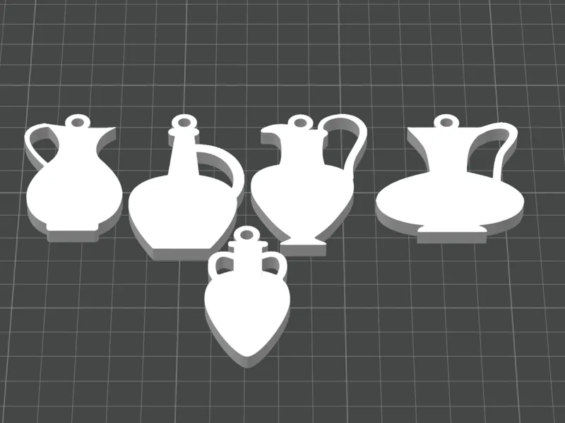 Amphoras Keychains