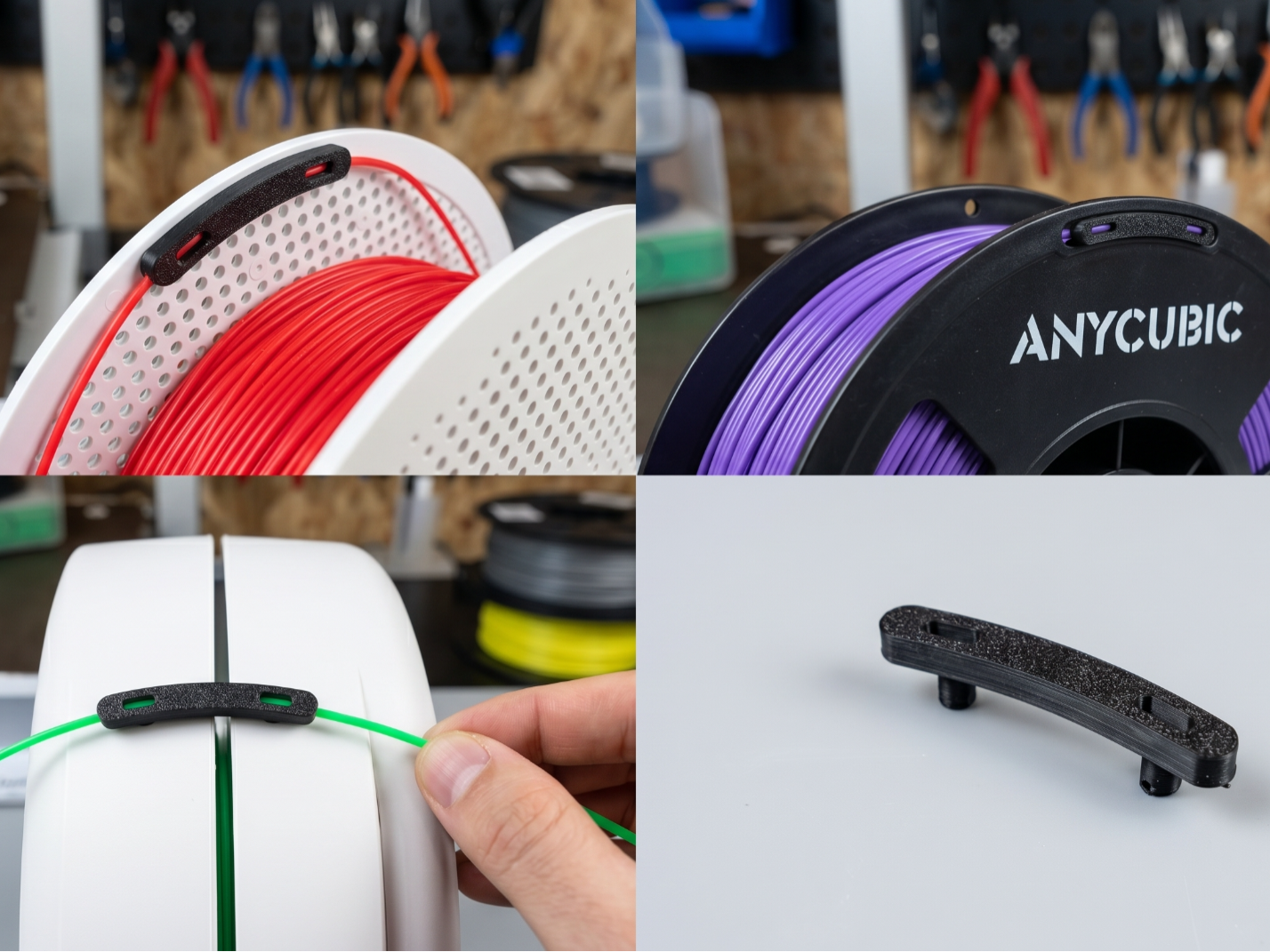 Universal Filament Clip (Bambu Lab & Anycubic)