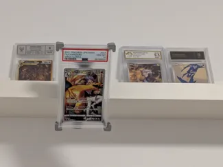 PSA + CGC Graded Card Shelf Display