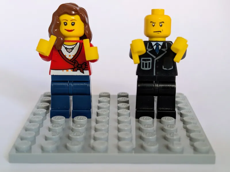 LEGOs-compatible Minifigure Hand Thumbs Up
