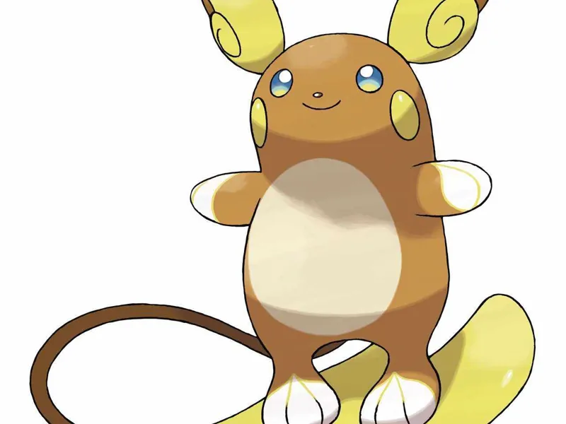 Raichu Alolan Keychain