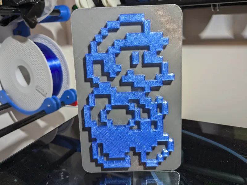 8 bit Mario sign (no AMS reqired)