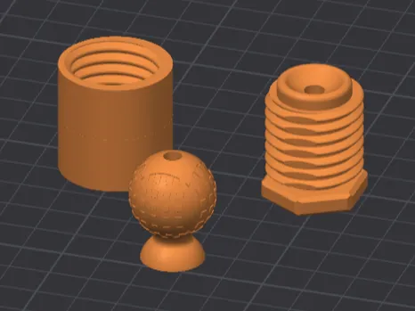Ball Joint Designed for 3D printing - free to use