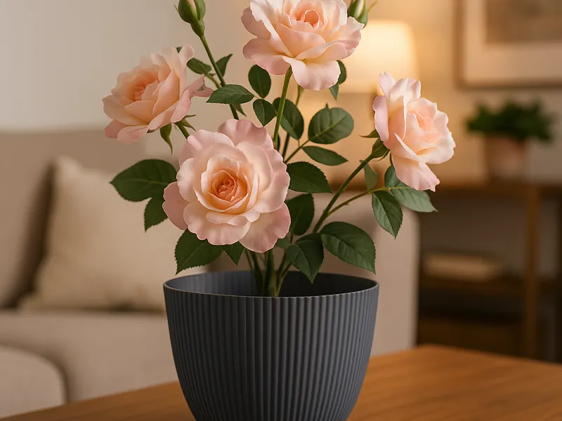 IKEA DeskFit Plant Pot – Ribbed Edition
