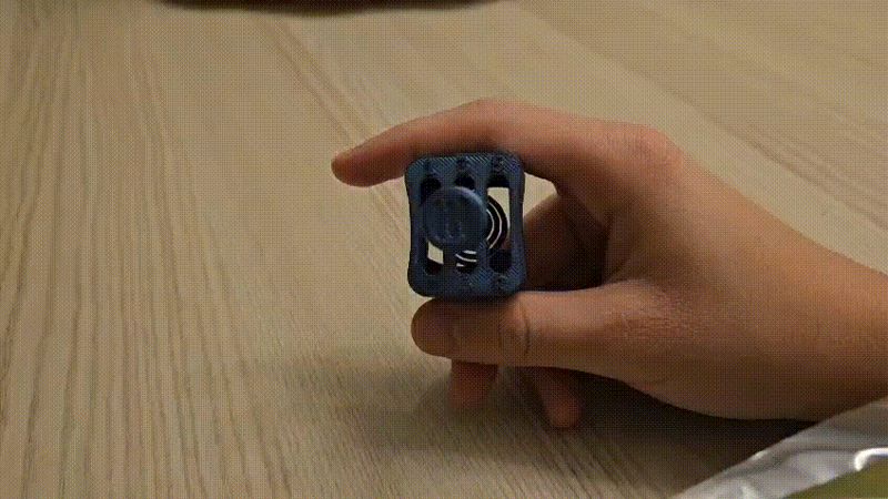 Fidget gear shifter print in place toy