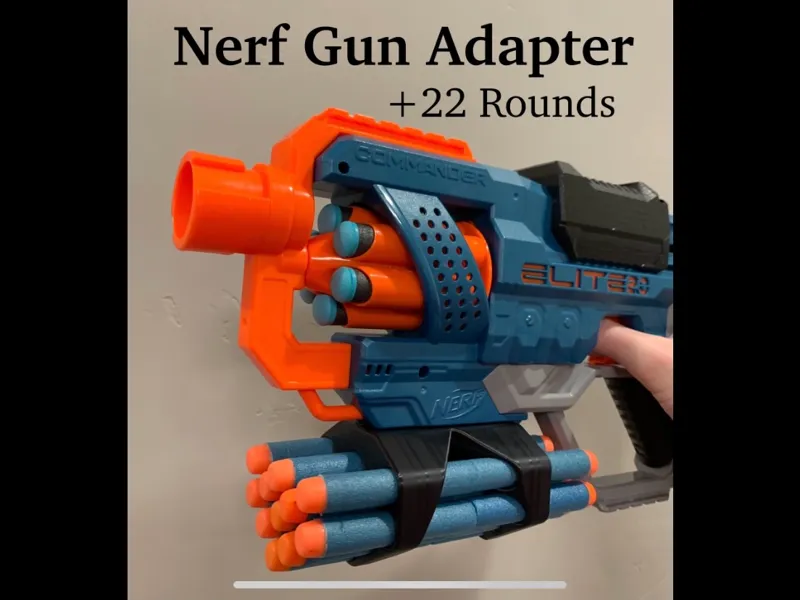 Nerf Gun Adapter +22 Rounds