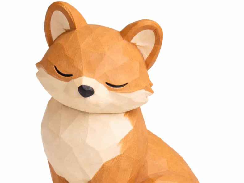 Low Poly Sitting Cat 