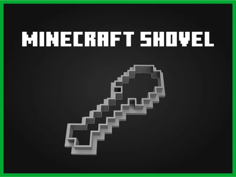 Minecraft Shovel Cookie Cutter
