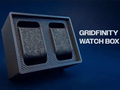 Gridfinity Watch Box 2 Watches 
