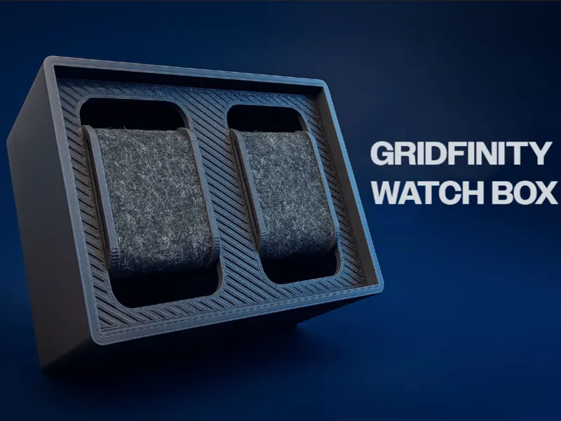 Gridfinity Watch Box 2 Watches 