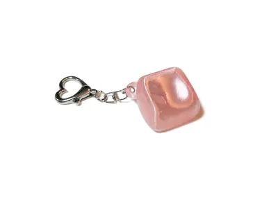 [Ice Cube Fidget Worry Stone/Keychain]