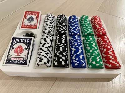 Poker Chip and Card Organizer