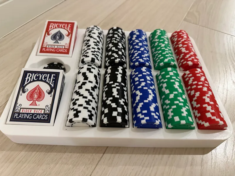 Poker Chip and Card Organizer