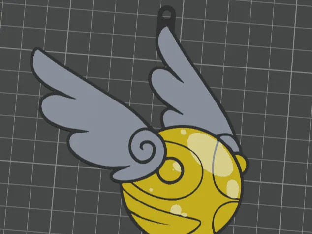 keychain harry potter Golden Snitch