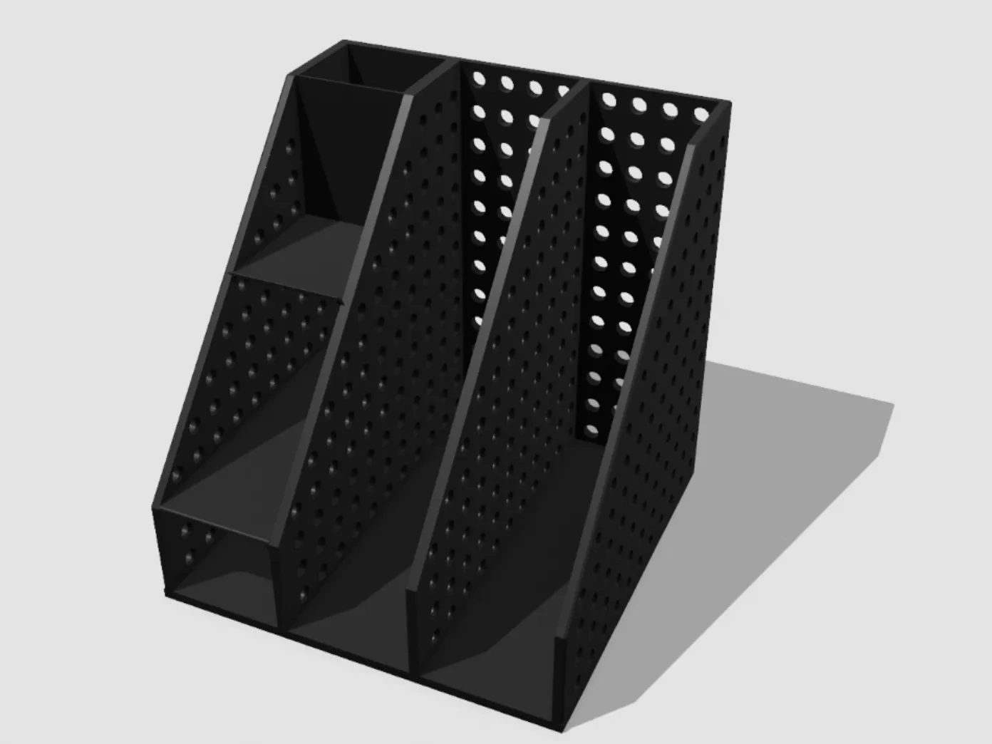 Miniatura 1 do modelo 3D 功能分区文件架