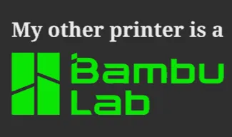 My other printer is a Bambu Lab plate