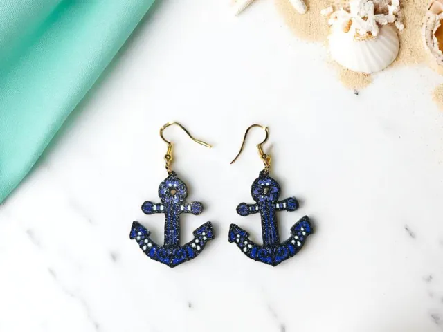 Mandala still earrings