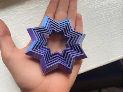 Movable star fidget toy