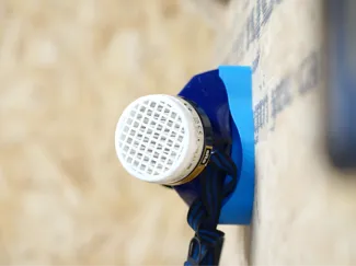 Dust Mask Push Fit Wall Mounted Holder Dust Free