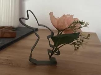 Osterhase Blumenvase