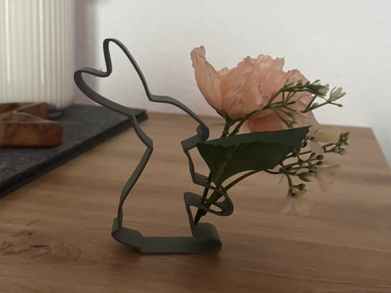 Osterhase Blumenvase