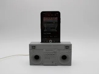 BOOM BOX Mobile Phone Amp & Charging Dock