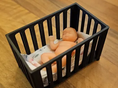 Children's Doll Bed