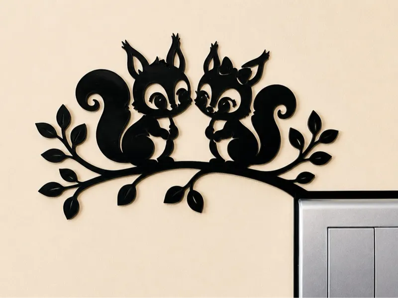 Light Switch Decoration – Squirrel 2