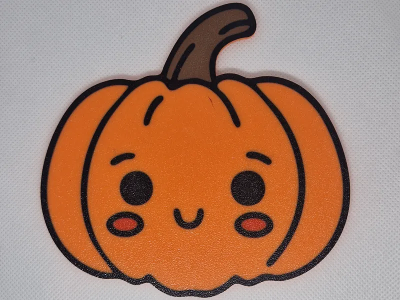 Smile Halloween Pumpkin coaster - AMS Ready