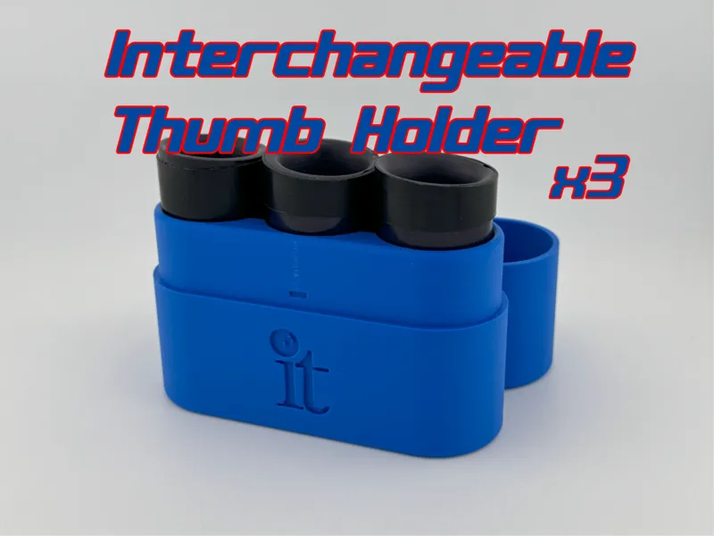 Interchangeable Bowling Ball Thumb Slug Holder x3
