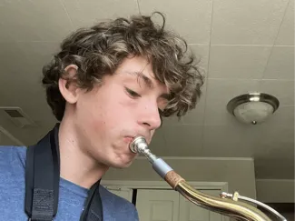 Trumpet to Saxophone Adapter