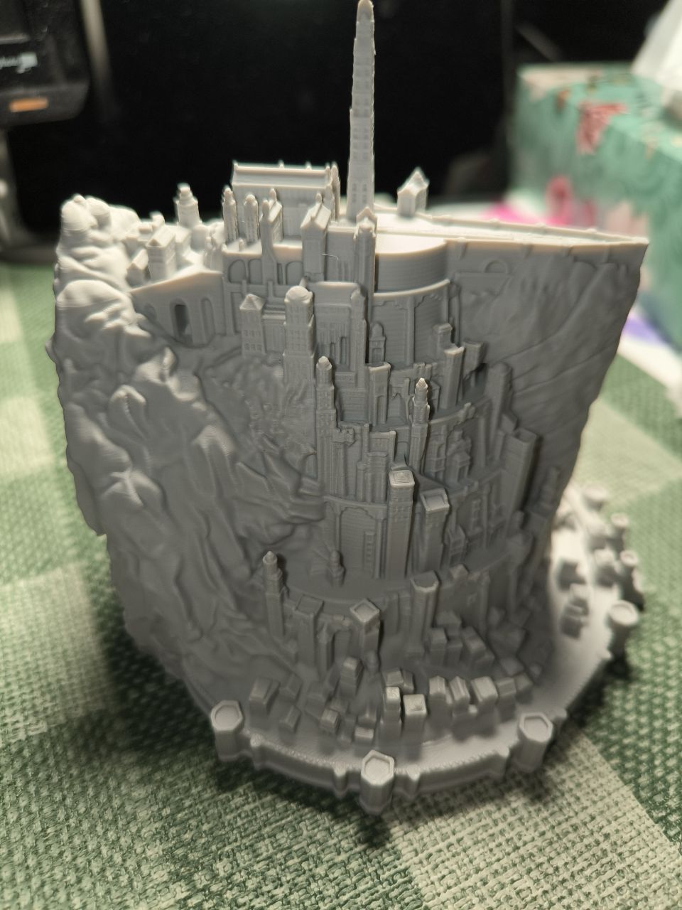 3D модель Minas Tirith — 3D-друкована фортеця Гондору | Владар Перснів | Мініатюра Львів — 3D друк Львів