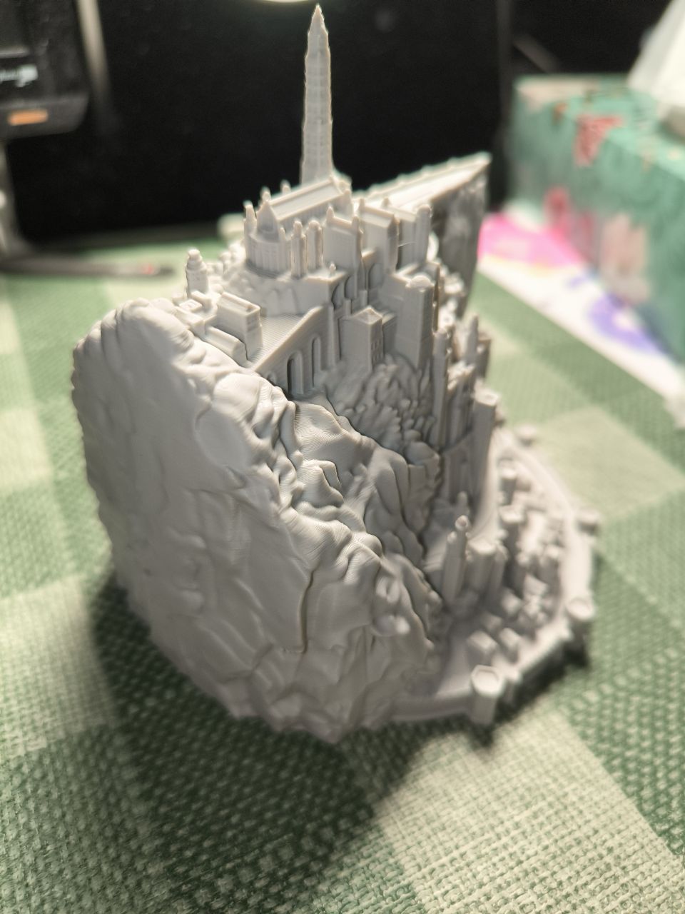 3D модель Minas Tirith — 3D-друкована фортеця Гондору | Владар Перснів | Мініатюра Львів — 3D друк Львів