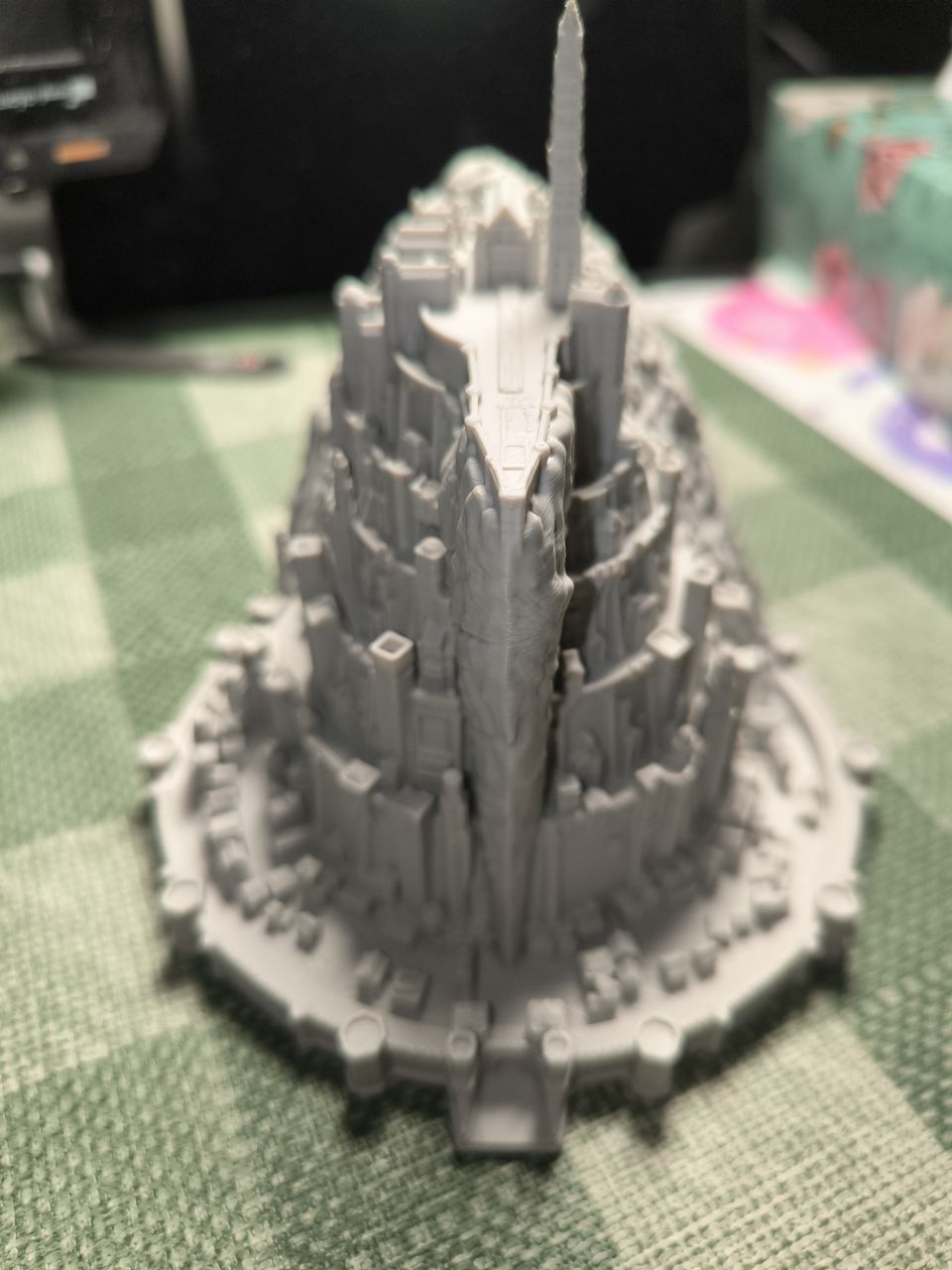 3D модель Minas Tirith — 3D-друкована фортеця Гондору | Владар Перснів | Мініатюра Львів — 3D друк Львів