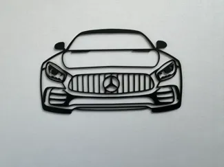 AMG GTR Front Silhouette
