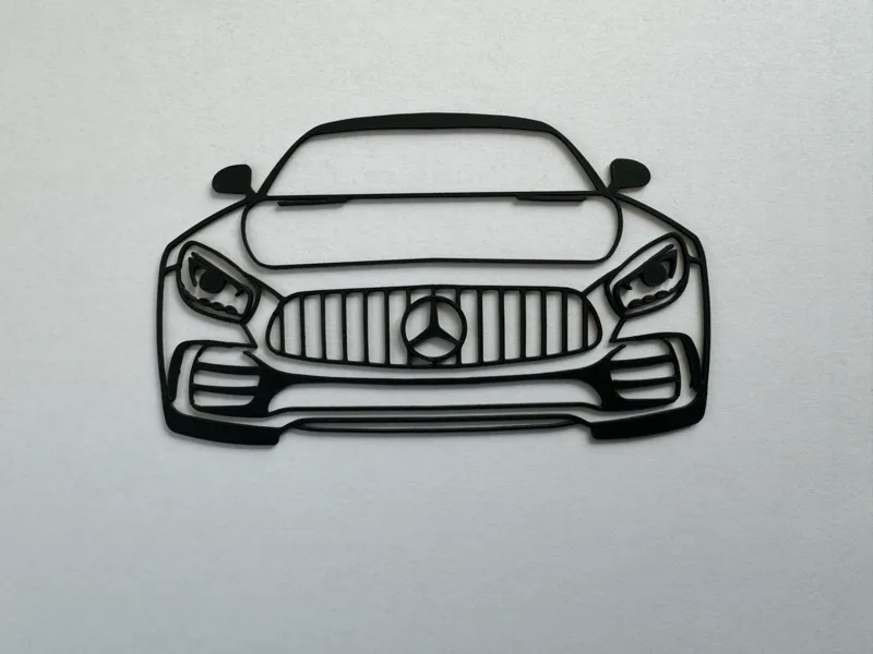 AMG GTR Front Silhouette