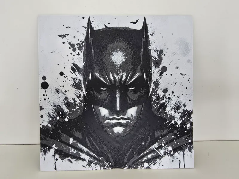 Batman Paint Splatter Hueforge