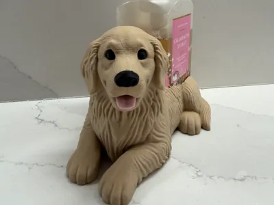 Golden Retriever Bath and Body Works Soap Holder