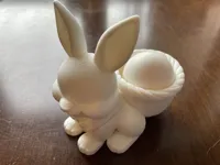 Lapin de Pâques porte-œuf décoratif — photo 4