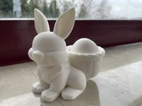 Lapin de Pâques porte-œuf décoratif — photo 3